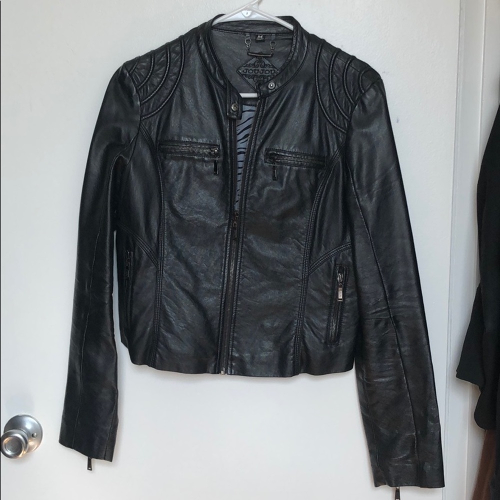 Leather jacket JouJou